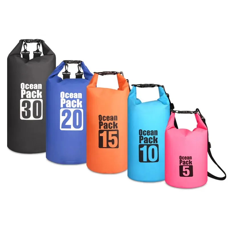 Waterproof Swimming Bag Dry Sack Floating Dry Gear Bags For Boating Fishing