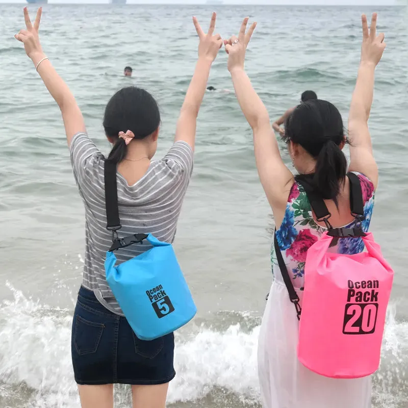 Waterproof Swimming Bag Dry Sack Floating Dry Gear Bags For Boating Fishing