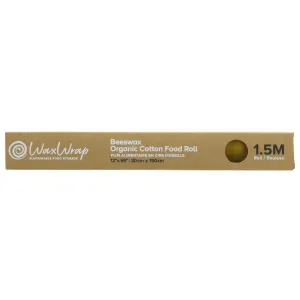 Wax Wrap | Beeswax Cotton Food Roll - Med - 30cm x 150cm - Organic | 1