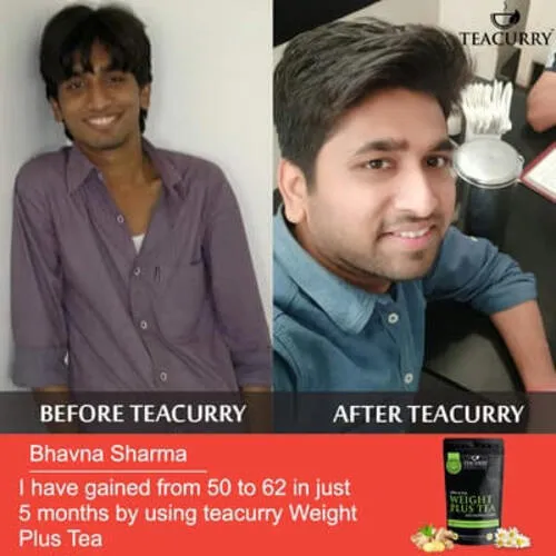 Weight Gain Tea - Wight Plus Tea helps with Weight Increase (For Both Men & Women)