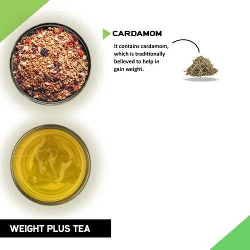 Weight Gain Tea - Wight Plus Tea helps with Weight Increase (For Both Men & Women)