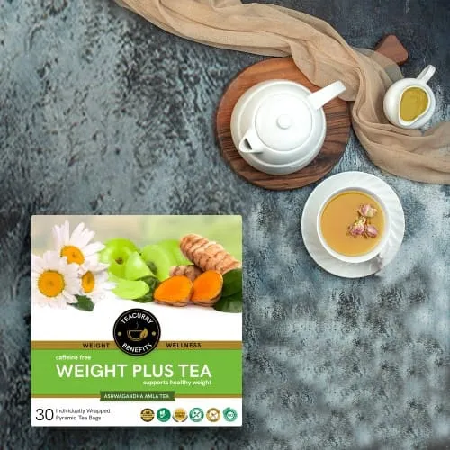 Weight Gain Tea - Wight Plus Tea helps with Weight Increase (For Both Men & Women)