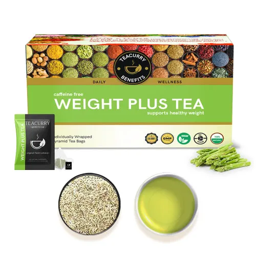 Weight Gain Tea - Wight Plus Tea helps with Weight Increase (For Both Men & Women)