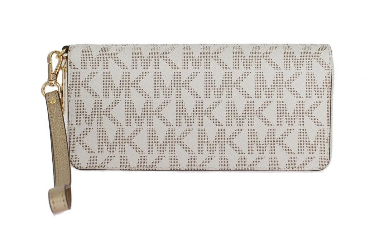 White ILLUSTRATIONS Travel Continental Wallet
