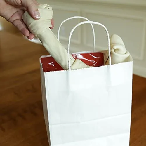 White Kraft  Shopping Bag