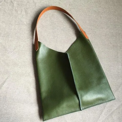 White Slouchy Leather Tote for Women Best Leather Tote Handbags White Leather Tote Bag Women's