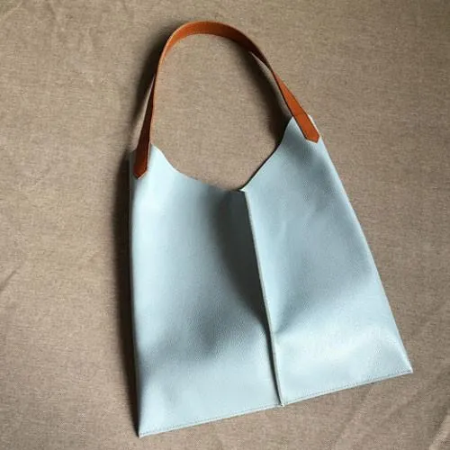 White Slouchy Leather Tote for Women Best Leather Tote Handbags White Leather Tote Bag Women's
