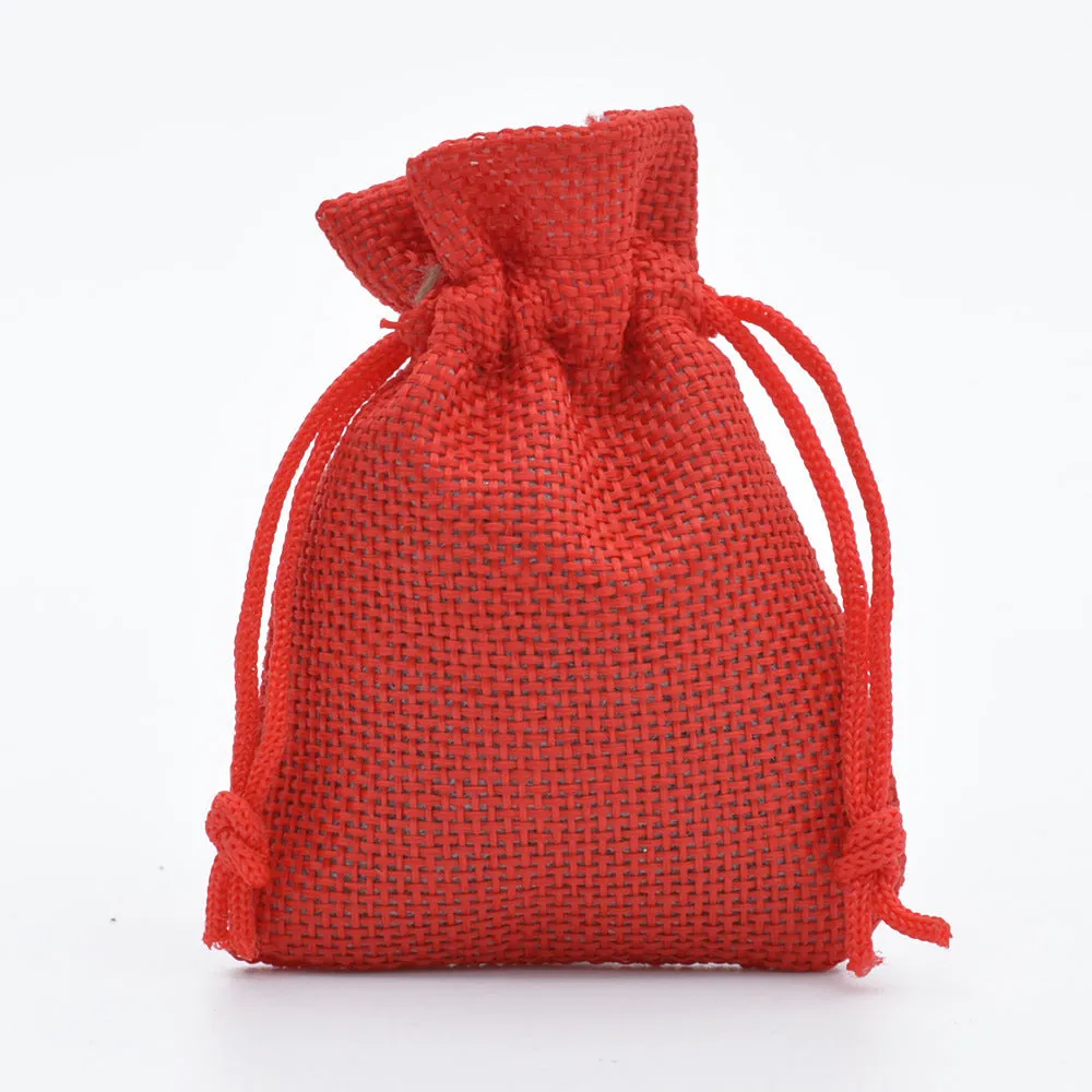 Wholesale Drawstring Linen Bags – Mini Rope Jewelry Packaging, Gift Bags, Small Cloth Bags with Bundle Mouth