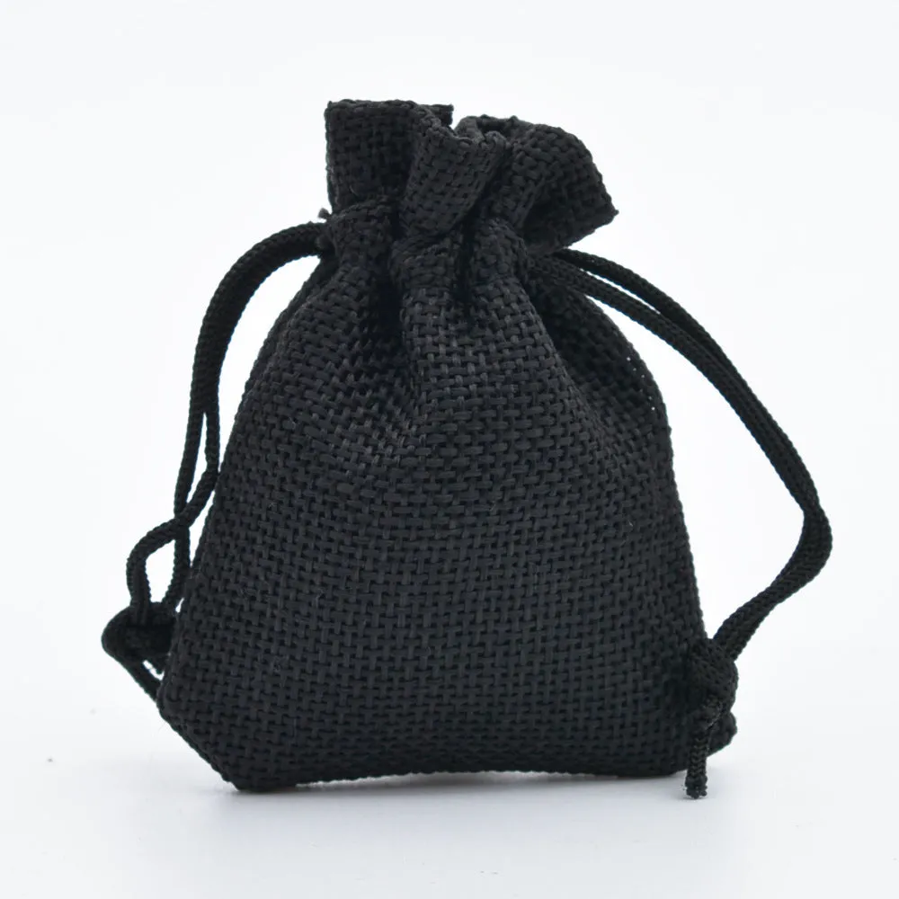 Wholesale Drawstring Linen Bags – Mini Rope Jewelry Packaging, Gift Bags, Small Cloth Bags with Bundle Mouth