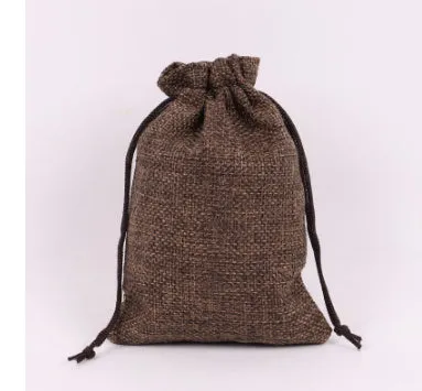 Wholesale Drawstring Linen Bags – Mini Rope Jewelry Packaging, Gift Bags, Small Cloth Bags with Bundle Mouth