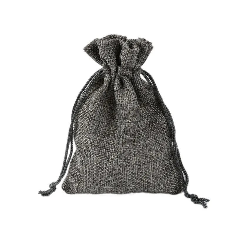 Wholesale Drawstring Linen Bags – Mini Rope Jewelry Packaging, Gift Bags, Small Cloth Bags with Bundle Mouth