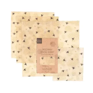 Wild & Stone Beeswax Food Wrap - 4 pack