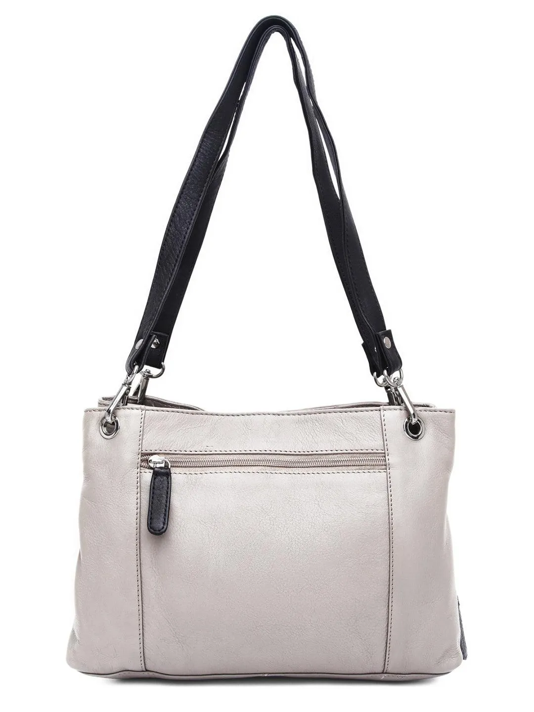 WILDHORN Full Grain Top Handle Satchel Tote Handbags For Girls & Women I Modern & Stylish Leather Shoulder Bag with zipper Closure I Ideal for Travelling, Parties, Weddings & Gifts