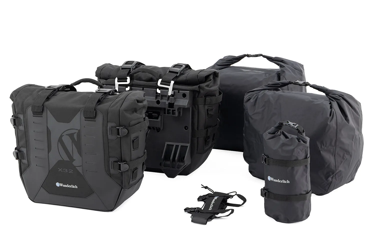 Wunderlich Side Bags X-BAGS X32 - Set - black