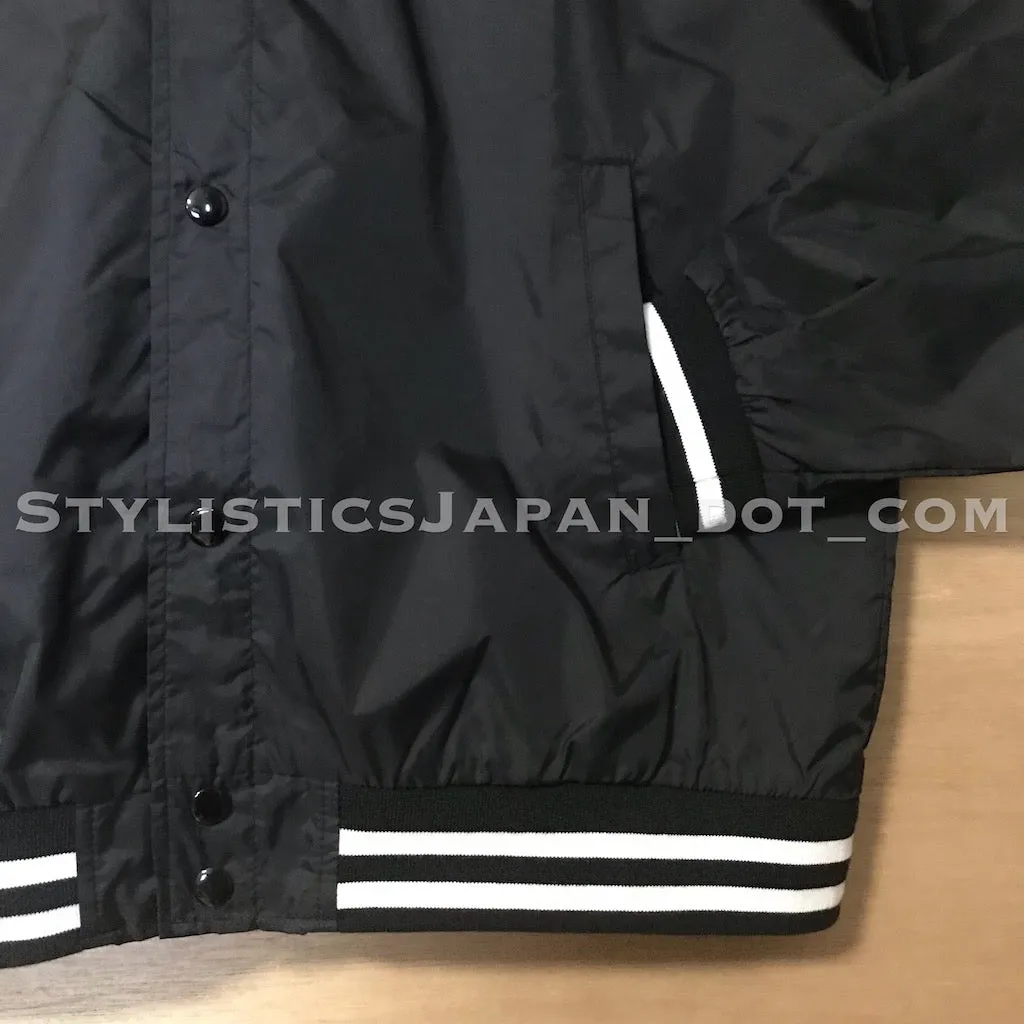 [XL] Wacko Maria Tengoku Tokyo Nylon Light Varsity Jacket Black