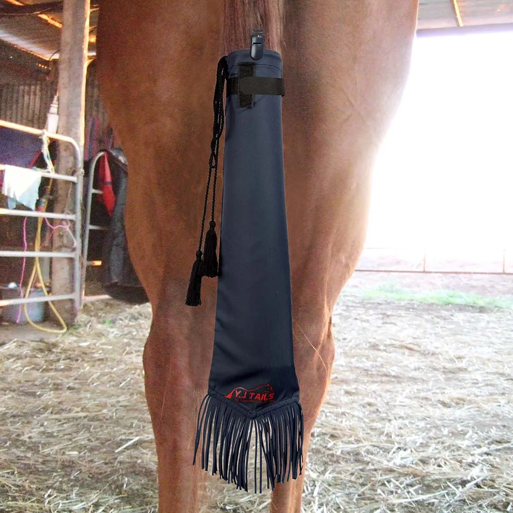 Y.J TAILS Horse Tail Bag with Tassel Tail Cleaning Bag