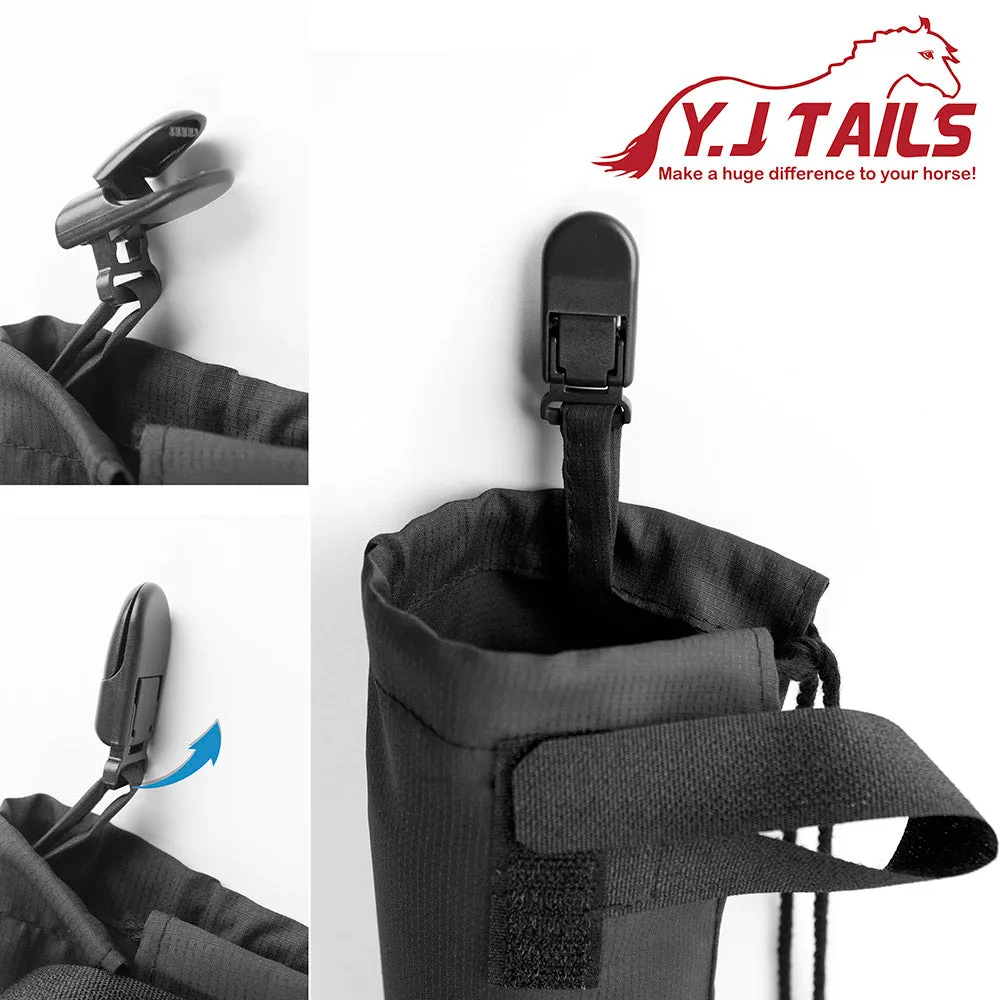 Y.J TAILS Horse Tail Bag with Tassel Tail Cleaning Bag