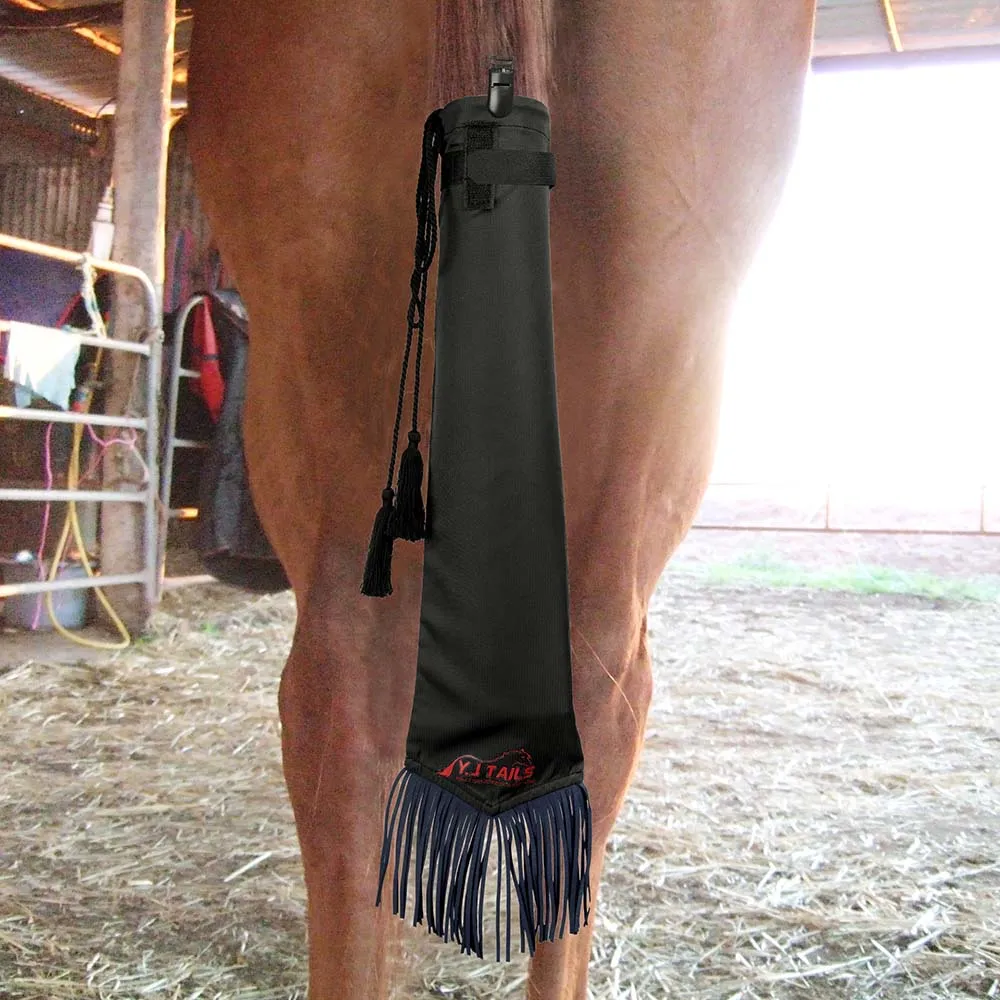 Y.J TAILS Horse Tail Bag with Tassel Tail Cleaning Bag