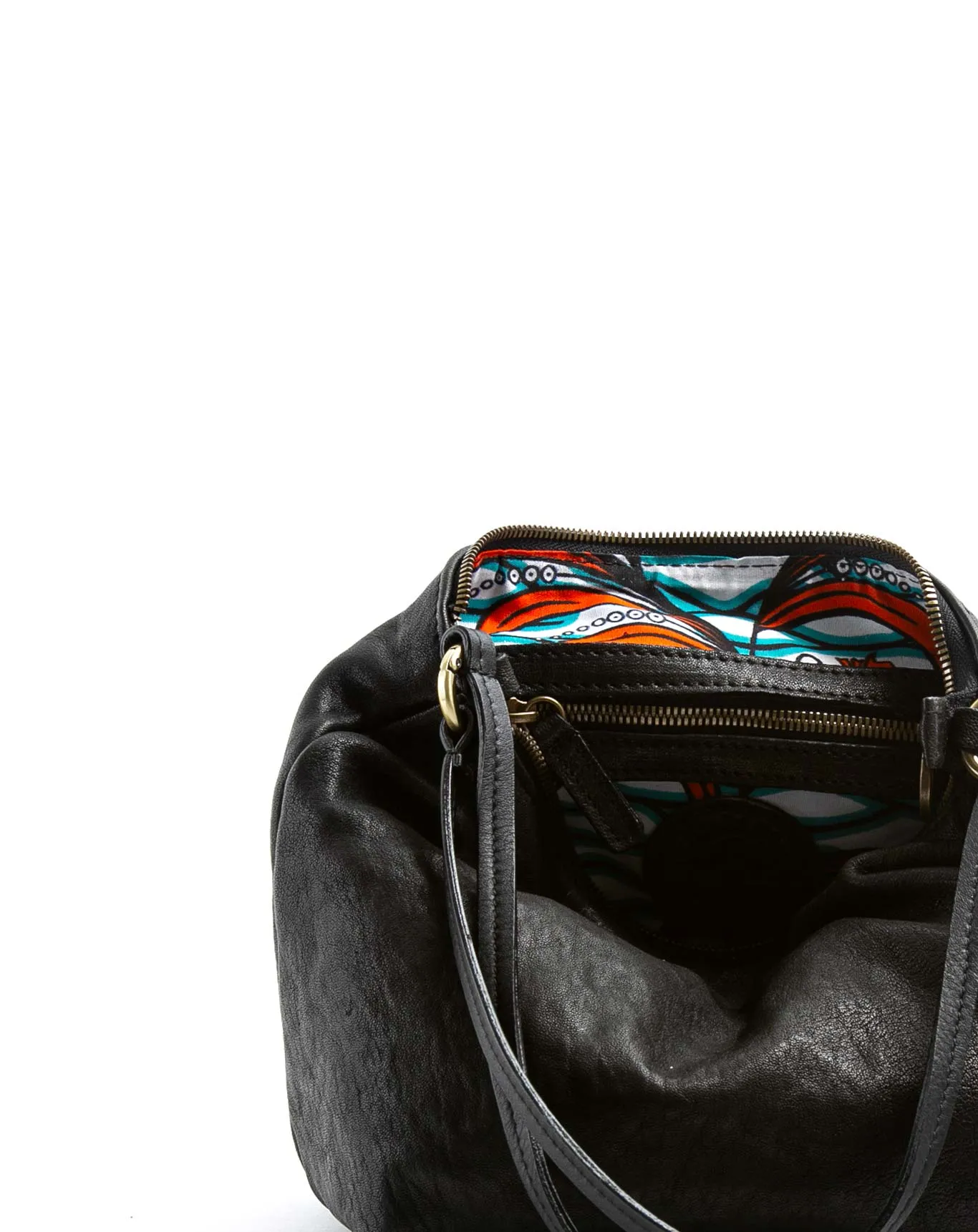 YOKO Black Leather Bag
