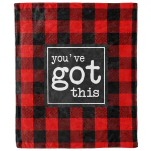 You've Got This Buffalo Check Plaid Blanket